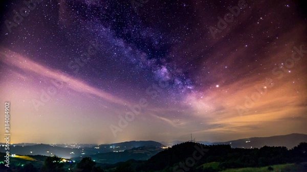 Obraz Milkyway with clouds