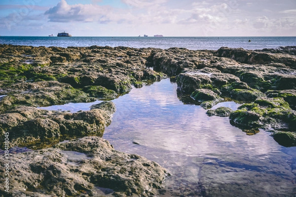 Obraz rock pools by the sea