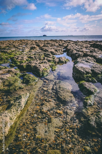 Fototapeta Coastal rock pools