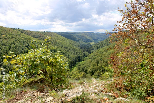 Obraz Aussicht auf ein Tal