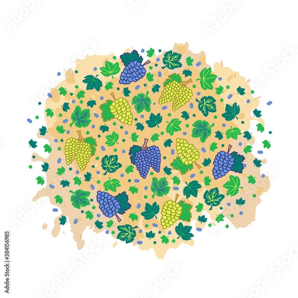 Obraz Winemaking template illustration