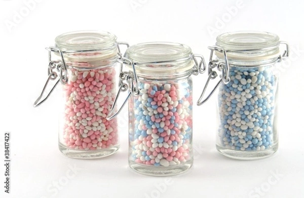 Fototapeta Three small bottles