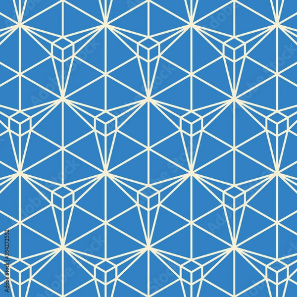 Obraz Hexagon art deco pattern background.