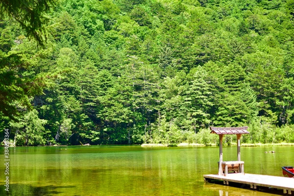 Obraz 上高地　明神池