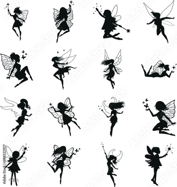 Fototapeta Fairy Vector Set