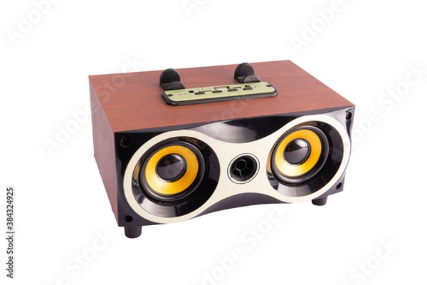 Obraz  speaker on white background.