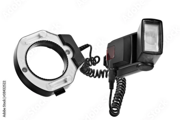 Obraz Camera Flash with ring flash