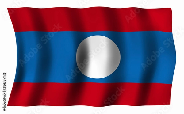Obraz ラオスの国旗