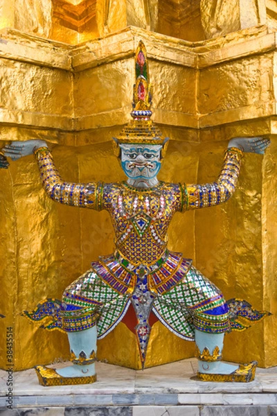 Obraz giant image around Thai temple