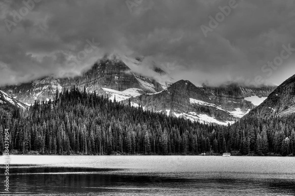 Obraz June Storm Clouds at Glacier National Park