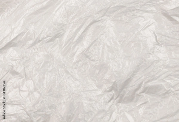 Obraz Plastic wihite background. Top view.