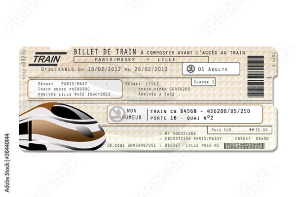 Obraz Fałszywe bilety kolejowe