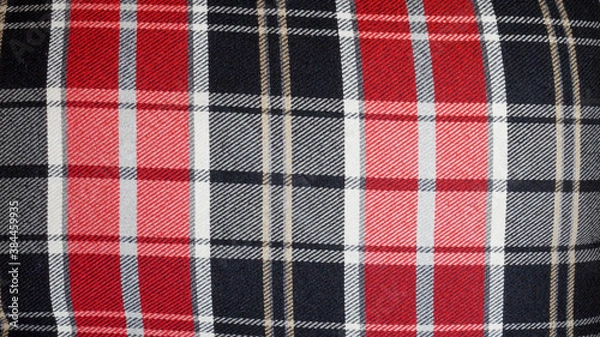 Obraz checkered pillow background.