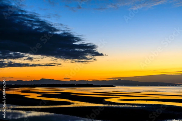 Fototapeta 真玉の夕日