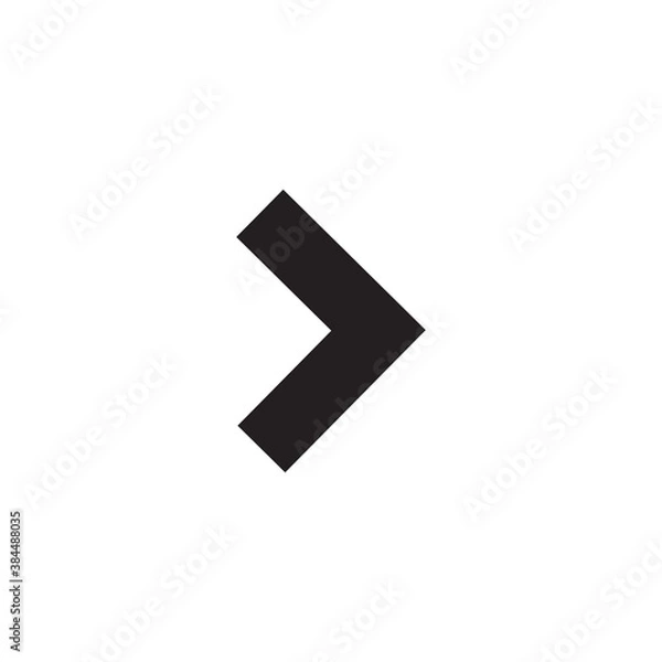 Fototapeta Arrow flat icon design vector