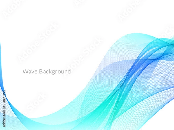 Fototapeta Abstract background with colorful flowing wave design