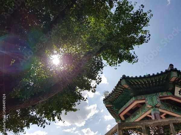 Fototapeta octagonal, sunlight, clear sky