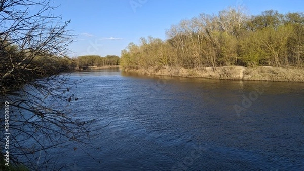Obraz Winter, autumn, river,pond