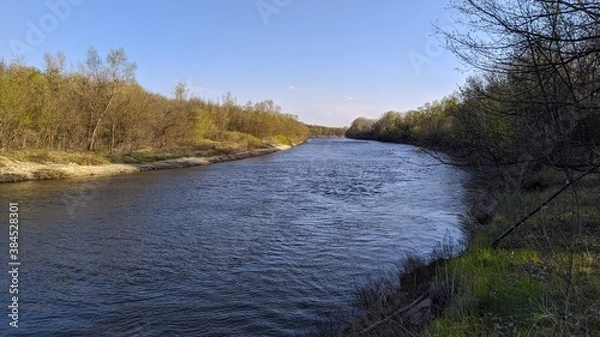 Obraz Winter, autumn, river,pond