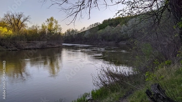 Obraz Winter, autumn, river,pond