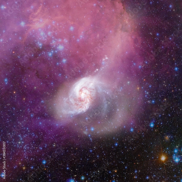 Obraz Cosmic art. Science fiction wallpaper. Elements of this image furnished by NASA