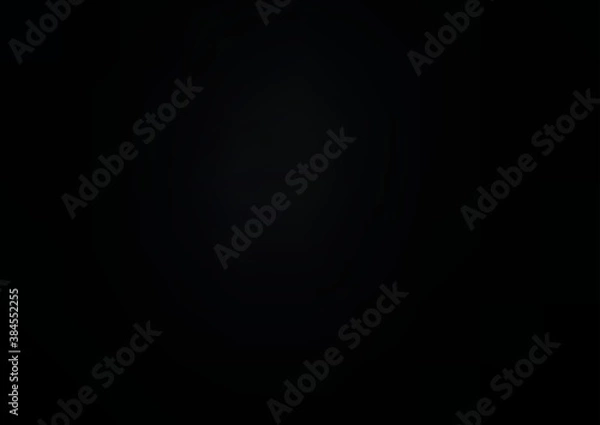 Fototapeta Dark Black vector blurred shine abstract pattern.