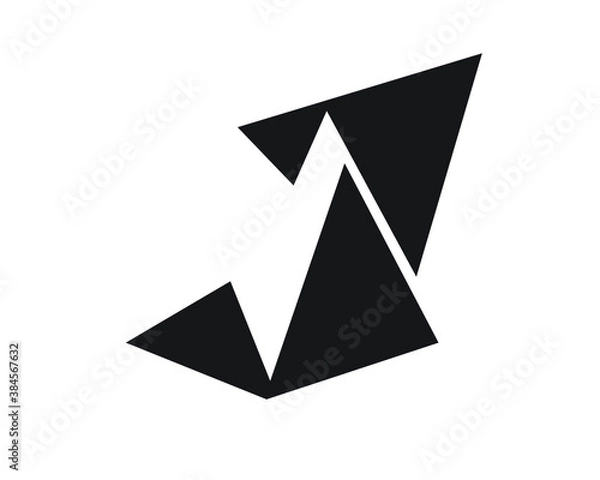 Obraz initial j letter designs and logo design