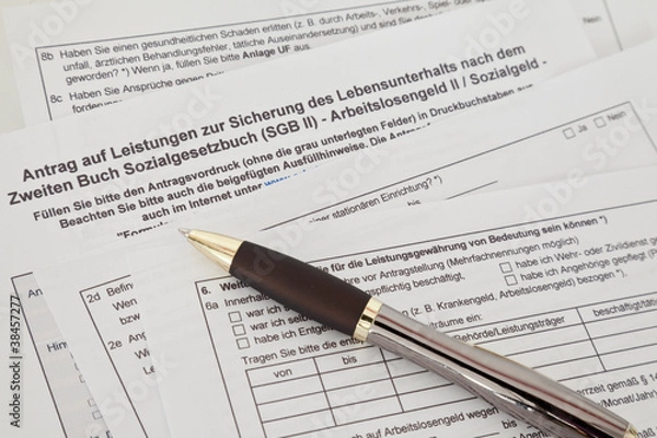 Fototapeta Wniosek o pomoc społeczną