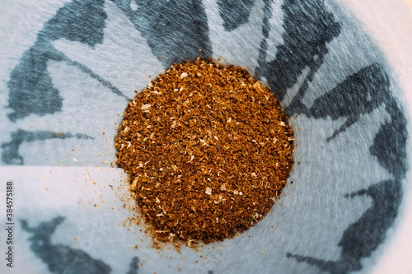 Obraz Close up of pour-over coffee.