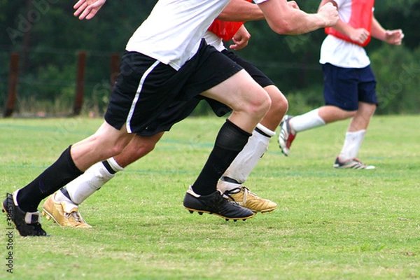 Fototapeta Chasing the Soccer Ball