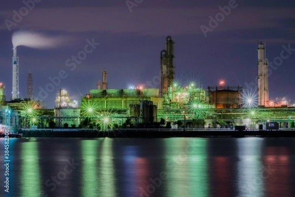 Obraz 工場夜景