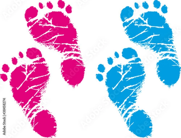 Obraz Stopy dziecka - ślady