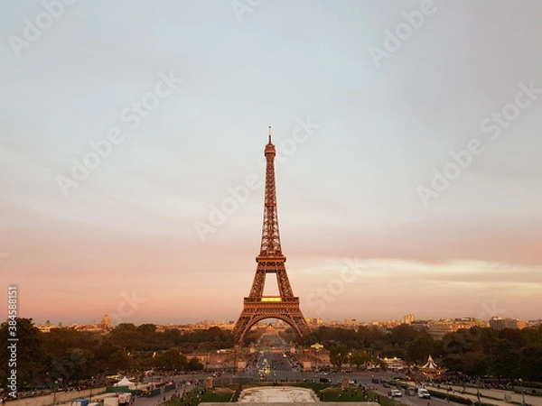 Obraz paris sunset