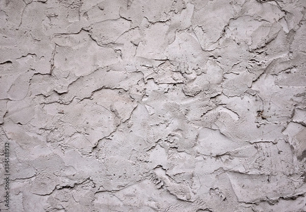 Obraz Plastered gray wall. Plaster background.Cement pattern.