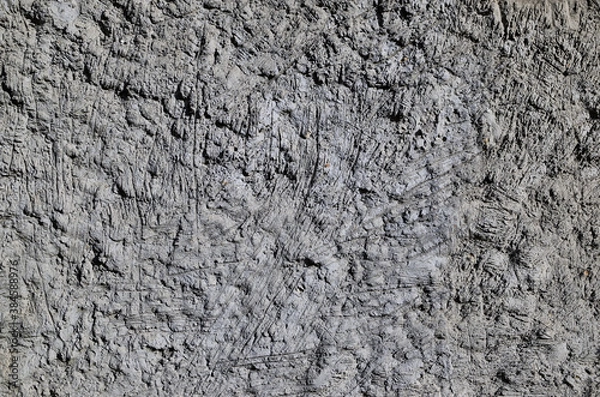 Obraz Plastered gray wall. Plaster background.Cement pattern.