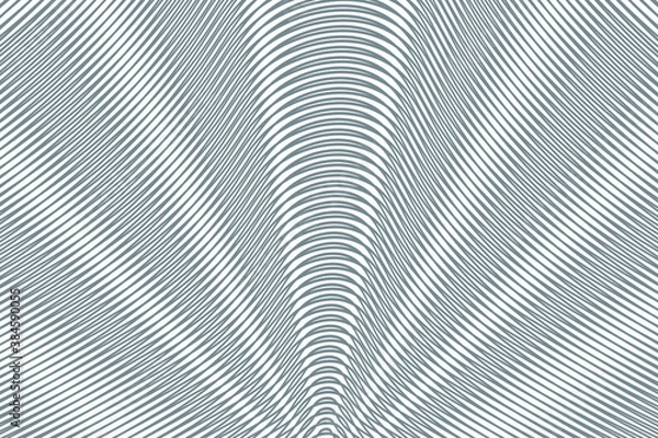 Obraz 
Lattice curves vector template, geometric graphic design. Abstract background with thin wavy lines. Curves grid texture for cover, banner layout.
