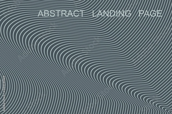 Obraz 
Lattice curves vector template, geometric graphic design. Abstract background with thin wavy lines. Curves grid texture for cover, banner layout.