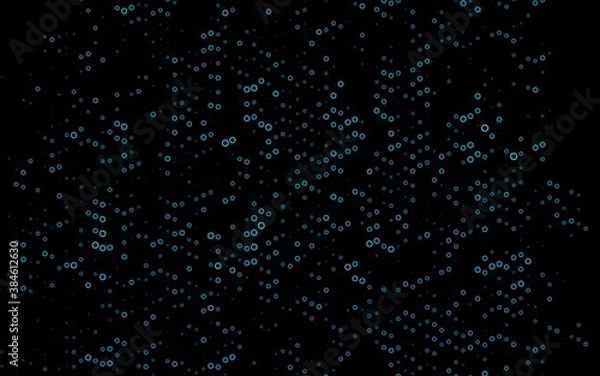 Fototapeta Light BLUE vector backdrop with dots.
