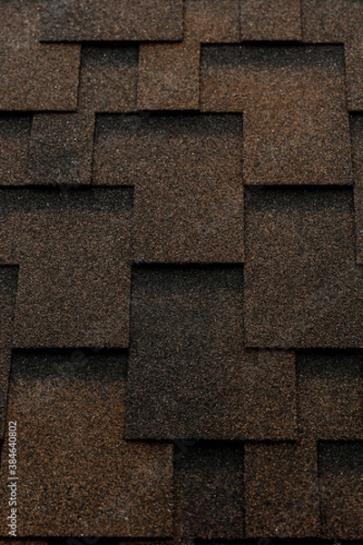 Fototapeta texture of a soft flexible roof close-up. abstract background