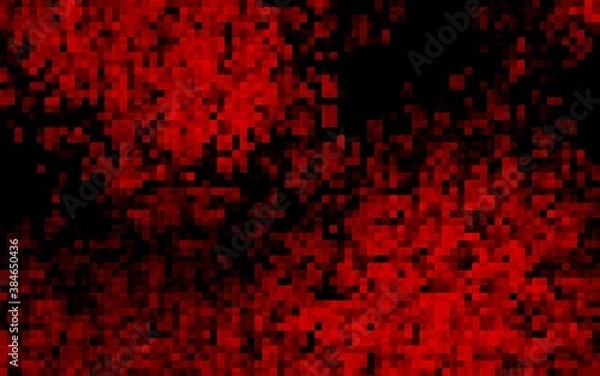 Obraz Dark Red vector cover in polygonal style.