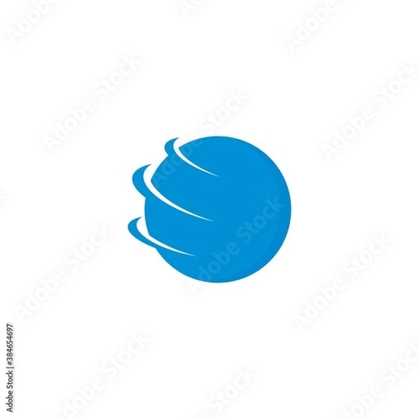 Fototapeta Abstract Globe Business vector logo template icon illustration