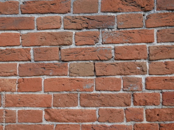 Obraz red brick wall