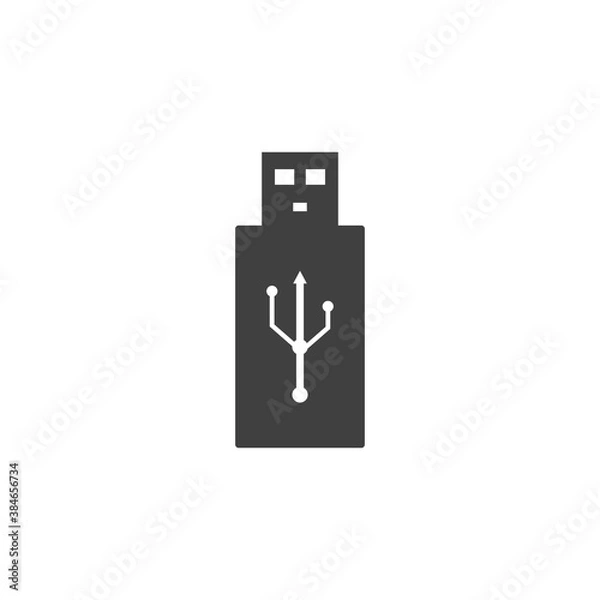 Fototapeta usb icon vector