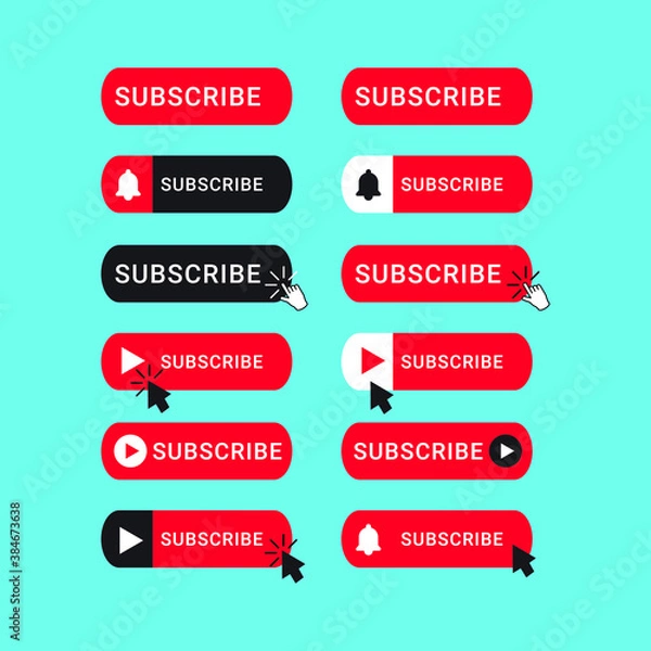 Obraz Subscribe icon modern design template.