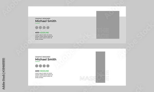 Obraz Social Media Cover Photo - vector