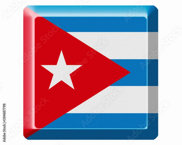 Fototapeta キューバの国旗