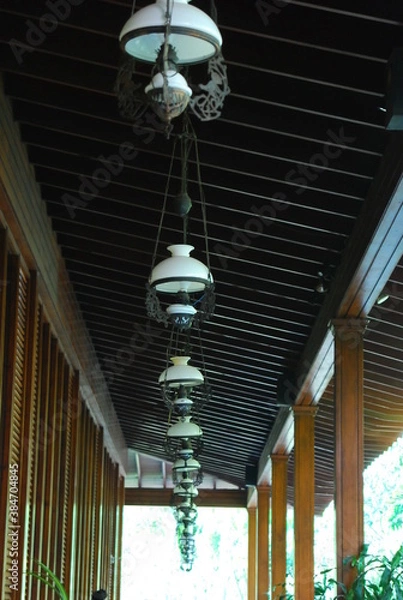 Obraz old fashioned lamp