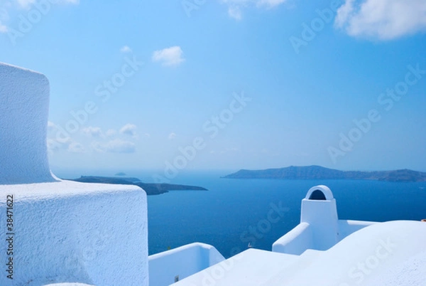 Obraz santorini island