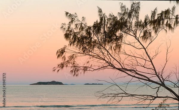 Obraz Dusk,Emu Park, Capricorn Coast, Central Queensland, Australia.