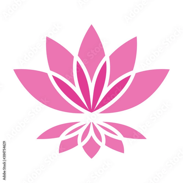 Fototapeta Lotus icon vector